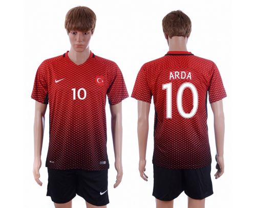 Turkey #10 Arda Home Soccer Country Jersey - Click Image to Close